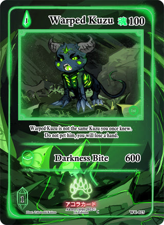 Warped Kuzu (25) (WC1E) - Akora TCG Single