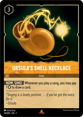 Ursula’s Shell Necklace (34) (1) - Disney Lorcana Single