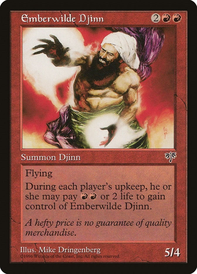 Emberwilde Djinn [MIR] - MTG Single
