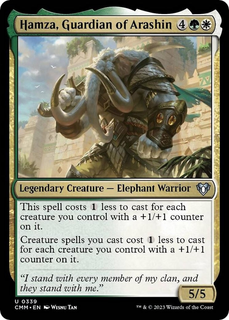 Hamza Guardian of Arashin (339) [CMM] - MTG Single