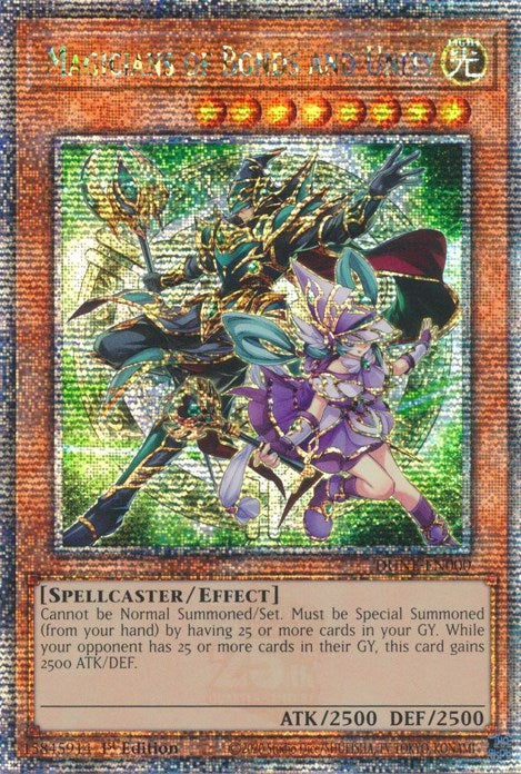 Magicians of Bonds and Unity (Quarter Century Secret Rare) (0) (DUNE) - YuGiOh Single