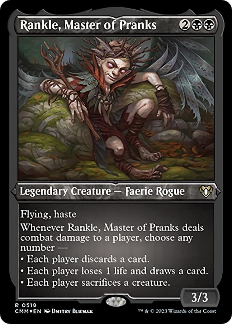 Rankle Master of Pranks (Foil Etched) (519) [CMM] - MTG Single