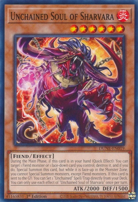 Unchained Soul of Sharvara (19) (DUNE) - YuGiOh Single