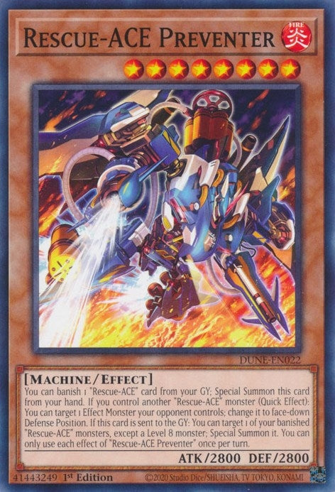 Rescue-ACE Preventer (22) (DUNE) - YuGiOh Single