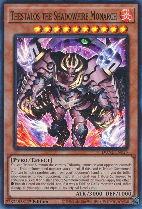 Thestalos the Shadowfire Monarch (23) (DUNE) - YuGiOh Single