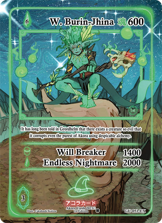 W. Burin-Jhina (Extended Art) (51) (GU1E) - Akora TCG Single
