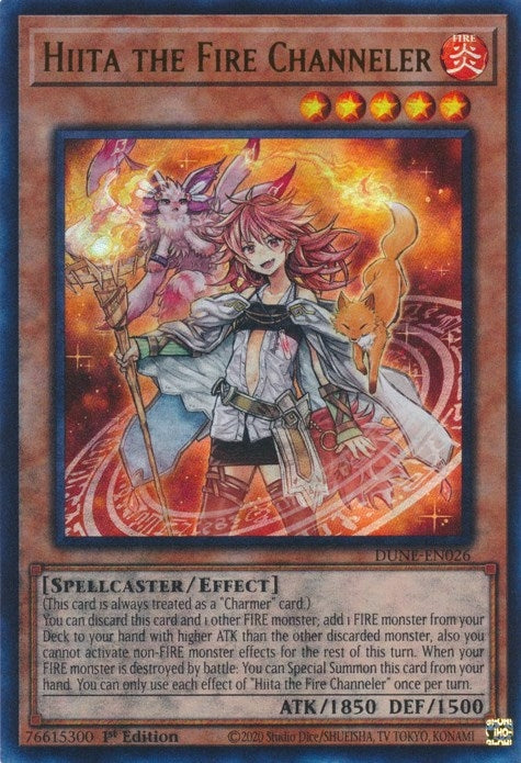 Hiita the Fire Channeler (26) (DUNE) - YuGiOh Single