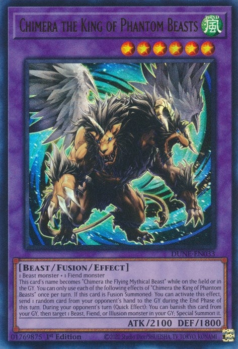 Chimera the King of Phantom Beasts (33) (DUNE) - YuGiOh Single