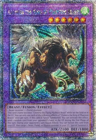 Chimera the King of Phantom Beasts (Quarter Century Secret Rare) (33) (DUNE) - YuGiOh Single