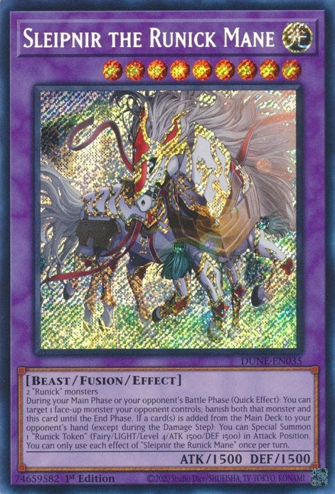Sleipnir the Runick Mane (35) (DUNE) - YuGiOh Single