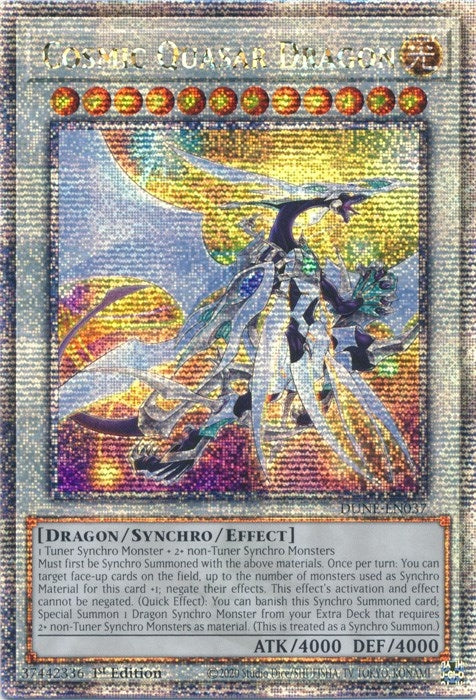 Cosmic Quasar Dragon (Quarter Century Secret Rare) (37) (DUNE) - YuGiOh Single