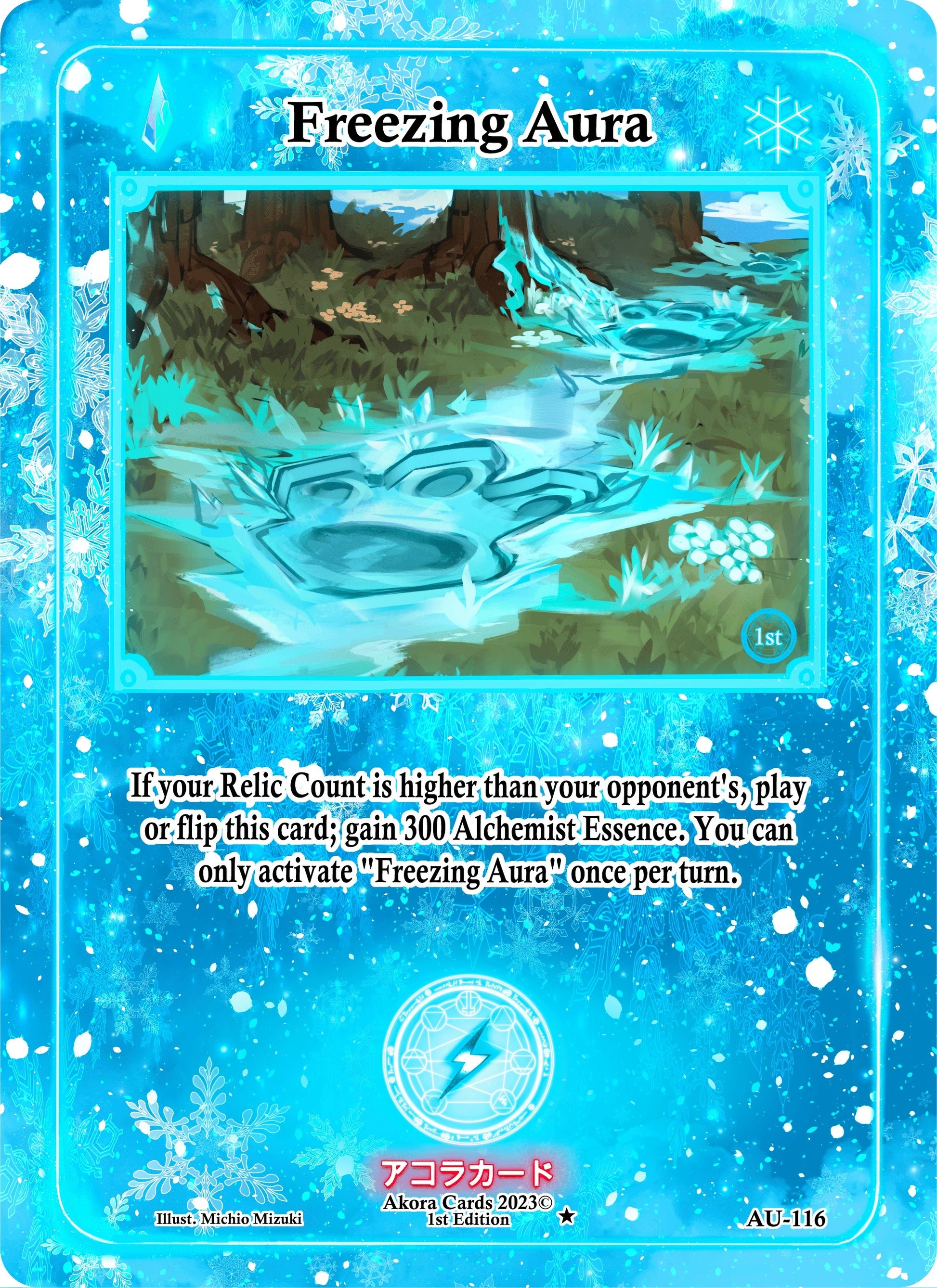 Freezing Aura (116) (AU1E) - Akora TCG Single