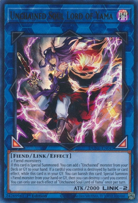 Unchained Soul Lord of Yama (49) (DUNE) - YuGiOh Single