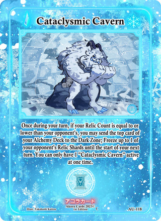 Cataclysmic Cavern (118) (AU1E) - Akora TCG Single