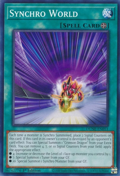 Synchro World (51) (DUNE) - YuGiOh Single
