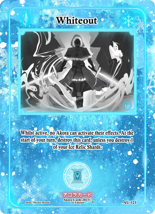 Whiteout (121) (AU1E) - Akora TCG Single