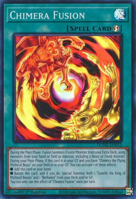 Chimera Fusion (52) (DUNE) - YuGiOh Single