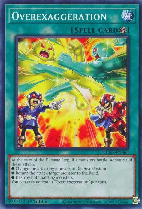 Overexaggeration (65) (DUNE) - YuGiOh Single