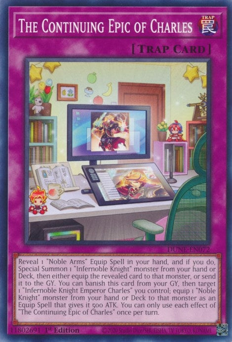 The Continuing Epic of Charles (72) (DUNE) - YuGiOh Single