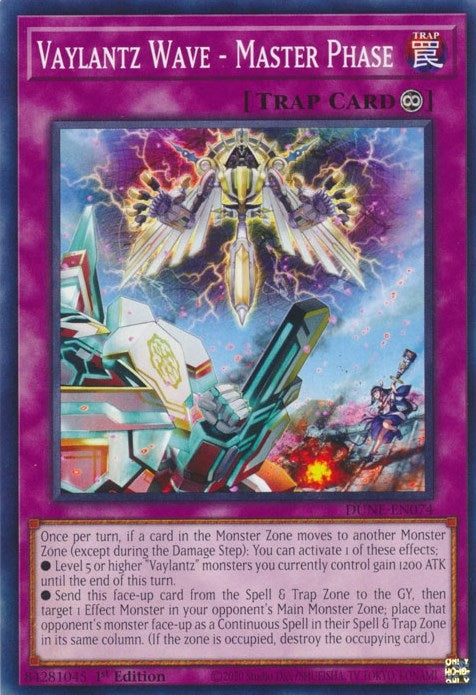 Vaylantz Wave - Master Phase (74) (DUNE) - YuGiOh Single