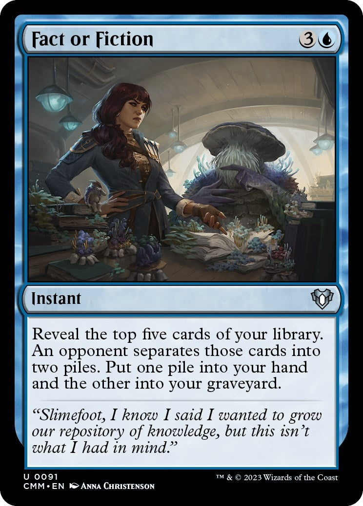 Fact or Fiction (91) [CMM] - MTG Single