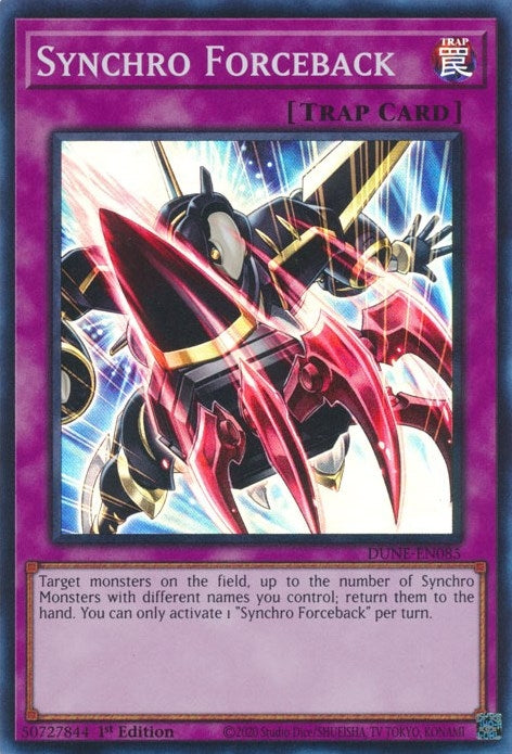 Synchro Forceback (85) (DUNE) - YuGiOh Single