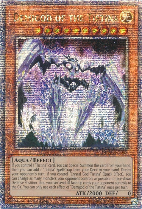Demigod of the Tistina (Quarter Century Secret Rare) (88) (DUNE) - YuGiOh Single