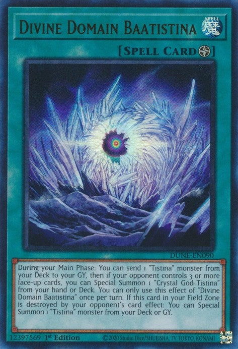 Divine Domain Baatistina (90) (DUNE) - YuGiOh Single