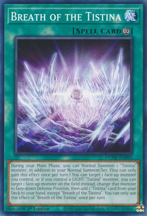 Breath of the Tistina (91) (DUNE) - YuGiOh Single