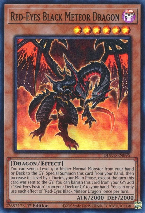 Red-Eyes Black Meteor Dragon (95) (DUNE) - YuGiOh Single