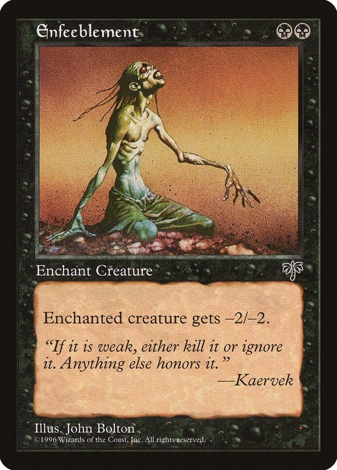 Enfeeblement [MIR] - MTG Single
