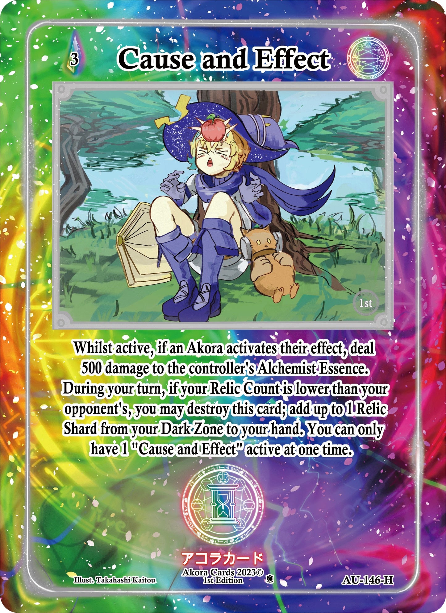 Cause and Effect (Holo) (146) (AU1E) - Akora TCG Single