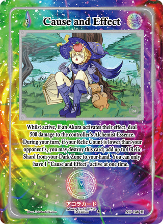 Cause and Effect (Holo) (146) (AU1E) - Akora TCG Single