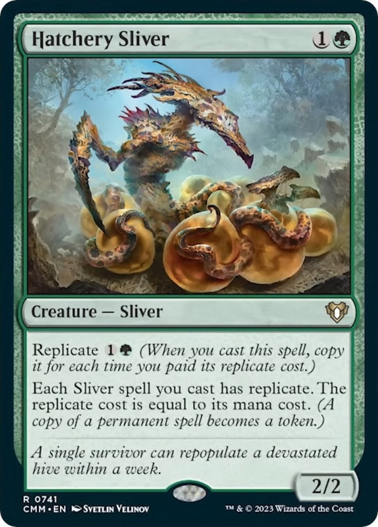 Hatchery Sliver (741) [CMM] - MTG Single