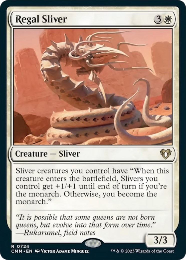 Regal Sliver (724) [CMM] - MTG Single