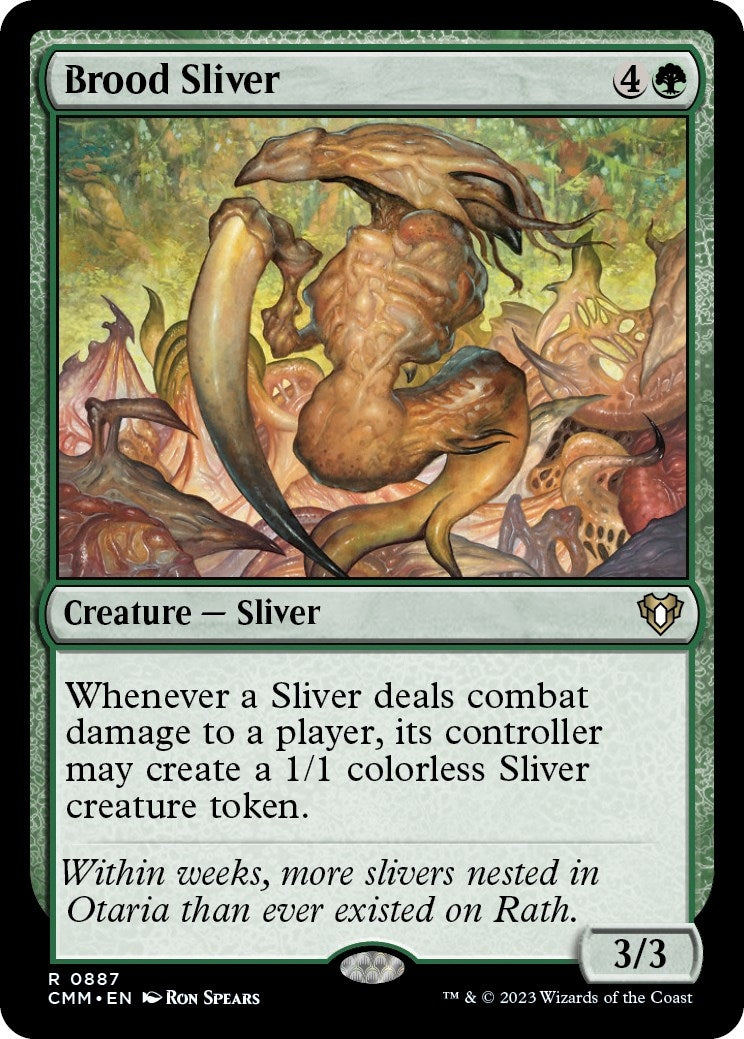 Brood Sliver (887) [CMM] - MTG Single