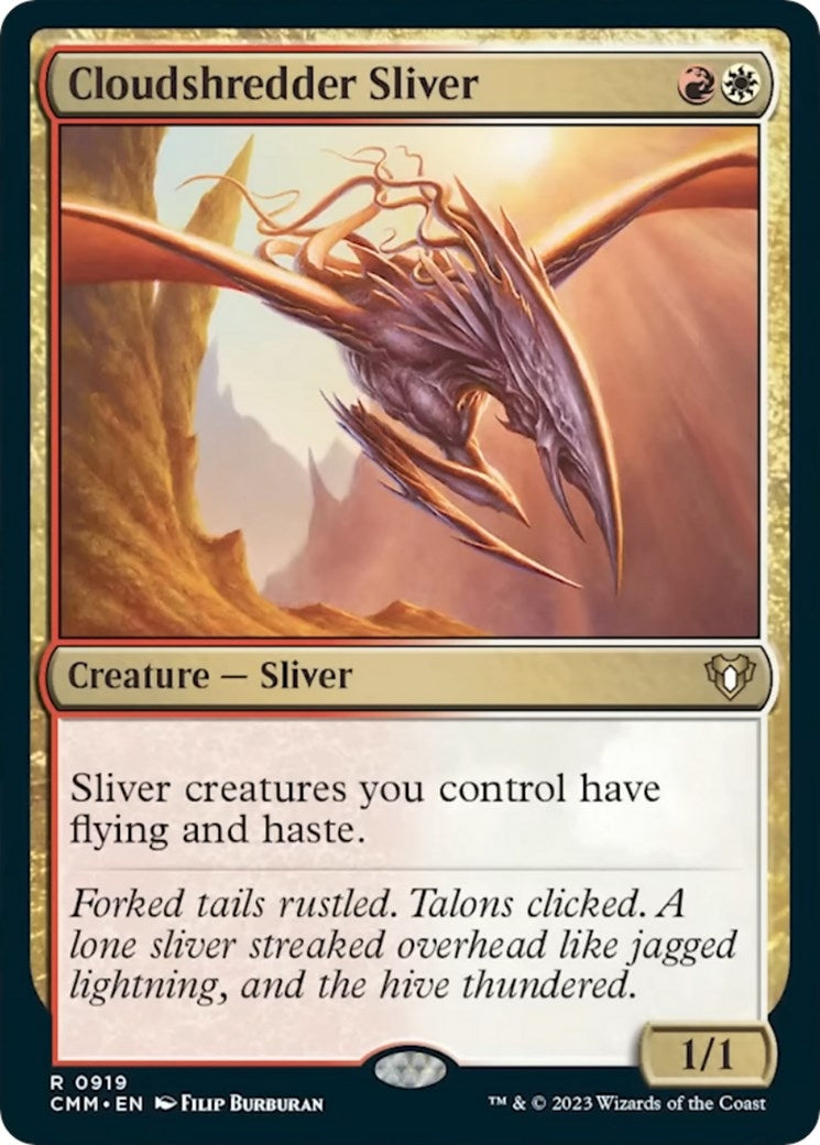 Cloudshredder Sliver (919) [CMM] - MTG Single