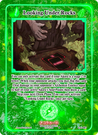 Looking Under Rocks (87) (GU1E) - Akora TCG Single