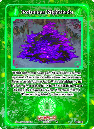 Poisonous Nightshade (88) (GU1E) - Akora TCG Single