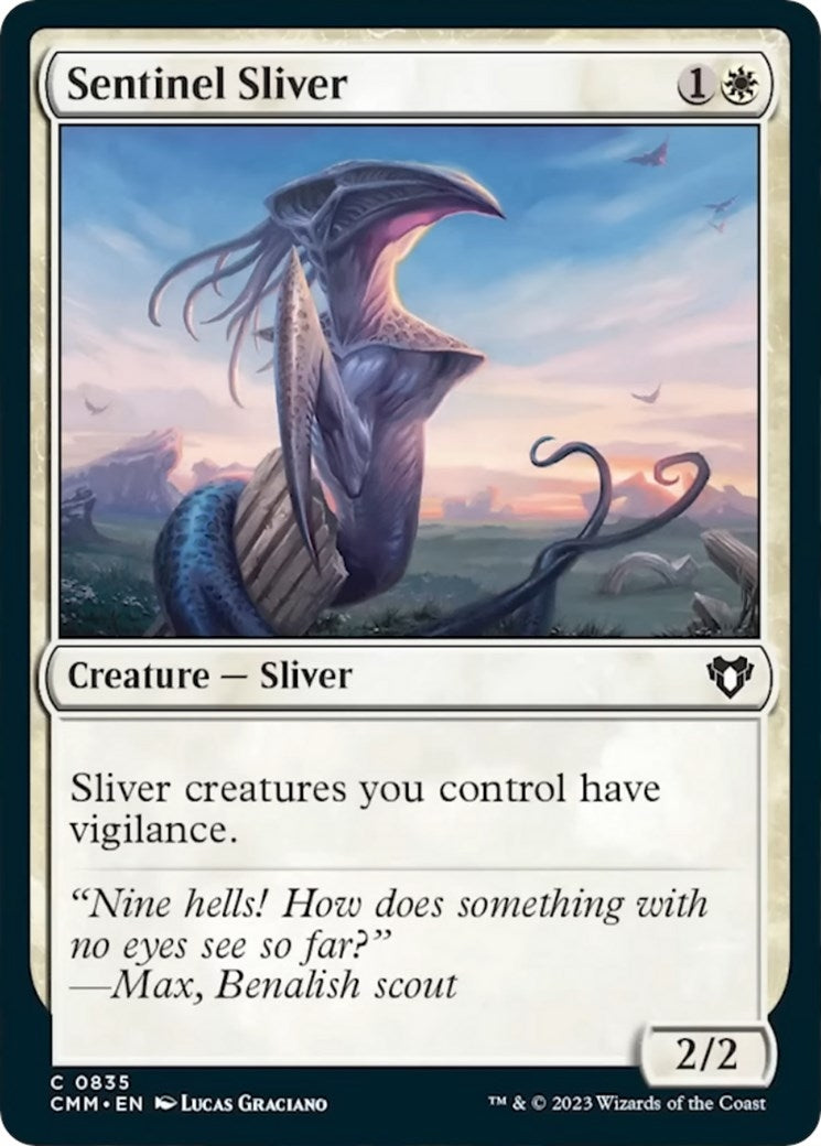 Sentinel Sliver (835) [CMM] - MTG Single
