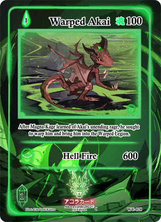 Warped Akai (28) (WC1E) - Akora TCG Single