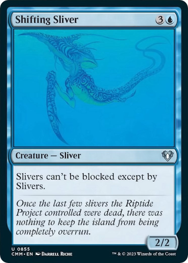 Shifting Sliver (855) [CMM] - MTG Single