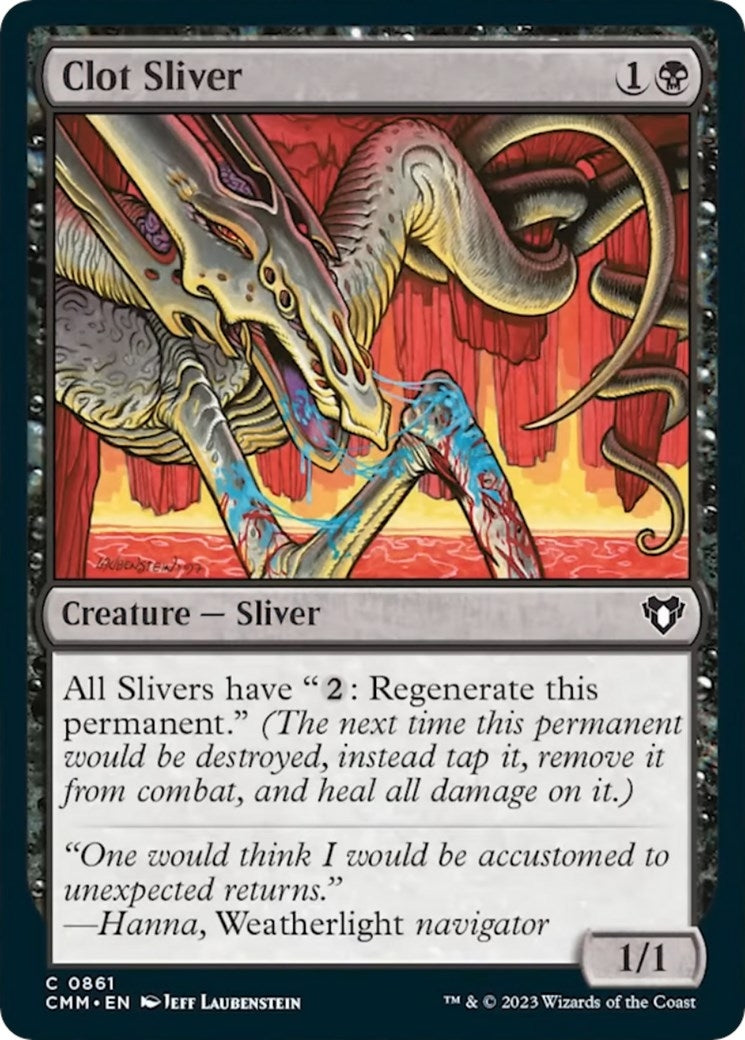 Clot Sliver (861) [CMM] - MTG Single