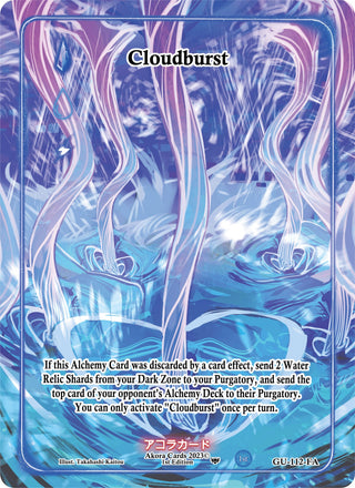 Cloudburst (Full Art) (112) (GU1E) - Akora TCG Single