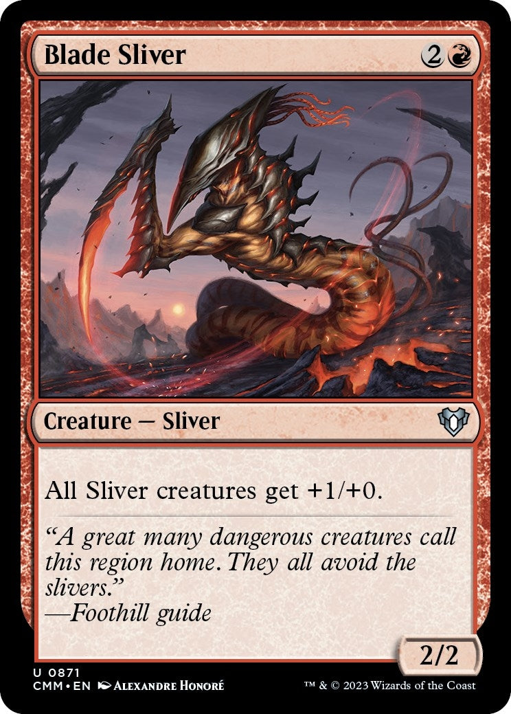 Blade Sliver (871) [CMM] - MTG Single
