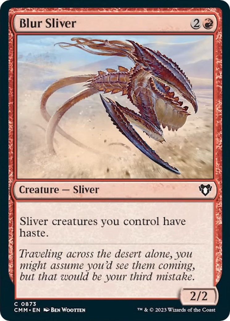 Blur Sliver (873) [CMM] - MTG Single