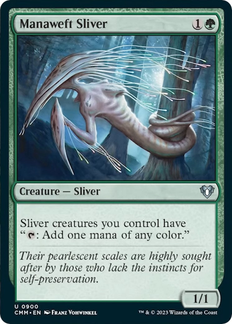 Manaweft Sliver (900) [CMM] - MTG Single