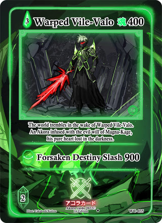 Warped Vile-Valo (35) (WC1E) - Akora TCG Single