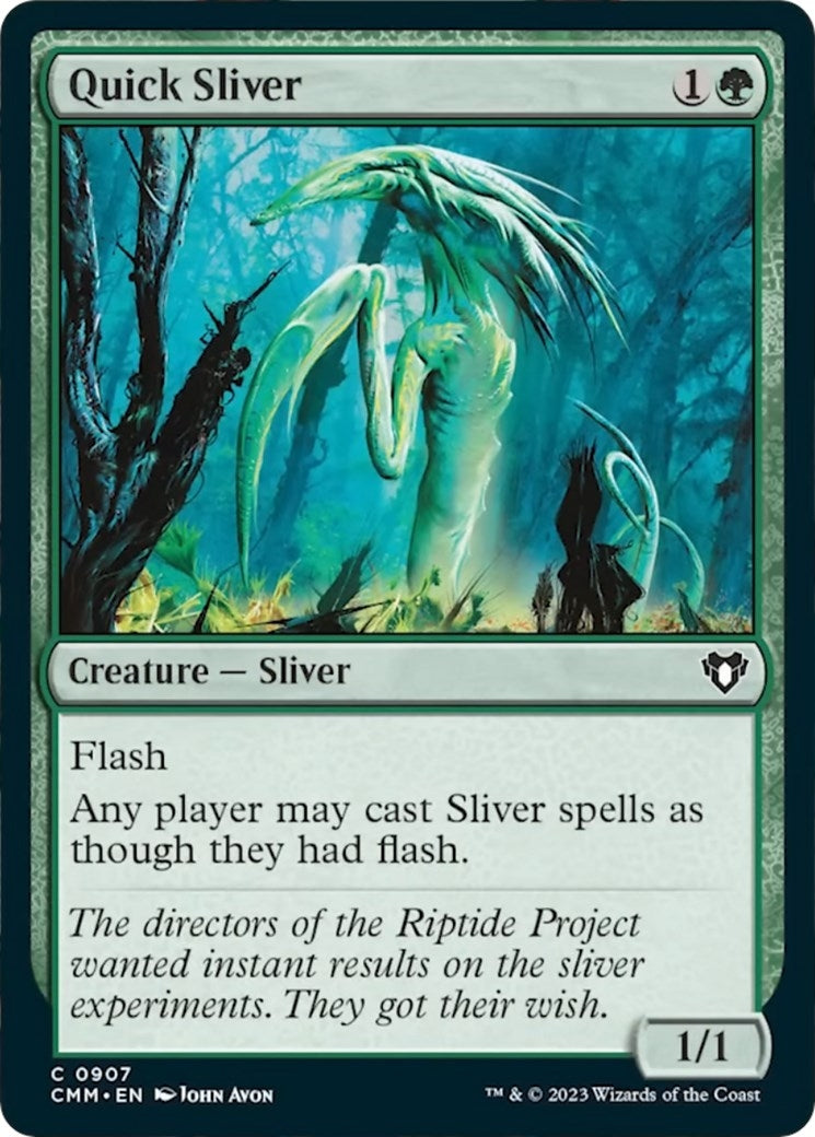 Quick Sliver (907) [CMM] - MTG Single
