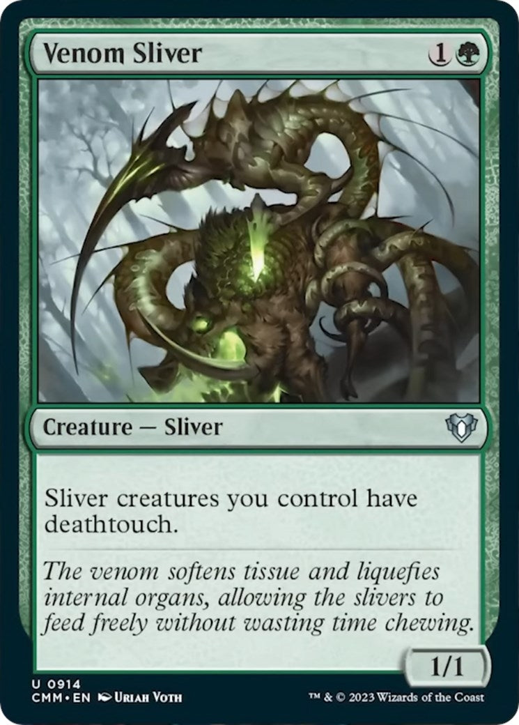Venom Sliver (914) [CMM] - MTG Single